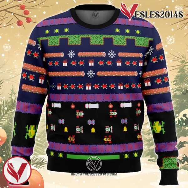 Frogger Ugly Christmas Sweater, Unique Christmas Gift For Fans - Vesles2014S