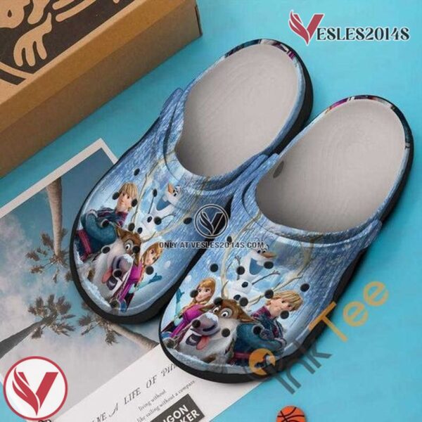 Frozen Cartoon Movie Crocs Crocband Shoes Clogs Custom Name For Men Women and Kids - Vesles2014S