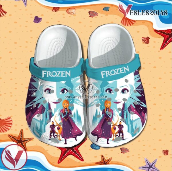 Frozen Crocs Clog Shoes Style 2, Unique Gift From  Vesles2014S 2