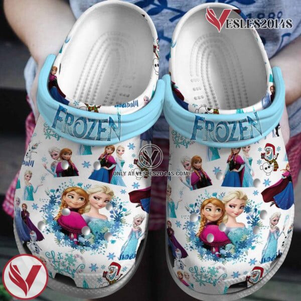 Frozen Disney Cartoon Crocs Crocband Clogs Shoes Comfortable For Men Women and Kids, Unique Gift From  Vesles2014S