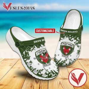 Füchse Berlin Handball Logo Custom Crocs, Unique Footwear For Fans - Vesles2014S