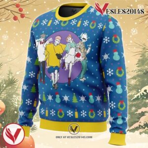 Fun Walk Jujutsu Kaisen Ugly Christmas Sweater, Unique Christmas Gift For Fans - Vesles2014S 1