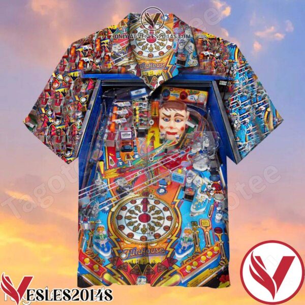 Funhouse Pinball Machine Hawaiian Shirt, Unique Gifts For Friends - Vesles2014S 1