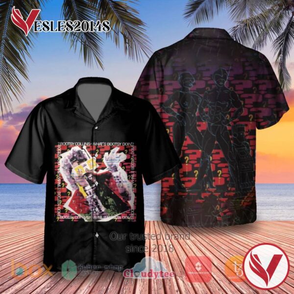 Funkadelic Bootsy Collins What's Bootsy Doin' Album Hawaiian Shirt, Best Gift For Music Lovers Vesles2014S