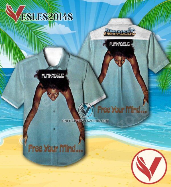 Funkadelic Free Your Mind And Your Ass Will Follow Album Cover Hawaiian Shirt, Unique Gifts For Music Lovers - Vesles2014S