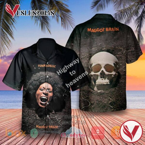 Funkadelic Maggot Brain Album Hawaiian Shirt, Best Gift For Music Lovers Vesles2014S