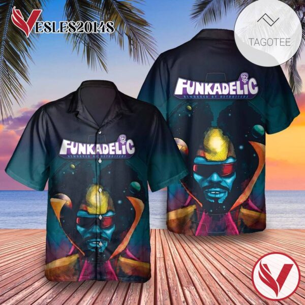 Funkadelic Reworked By Detroiters Album Cover Hawaiian Shirt, Best Gift For Music Lovers Vesles2014S
