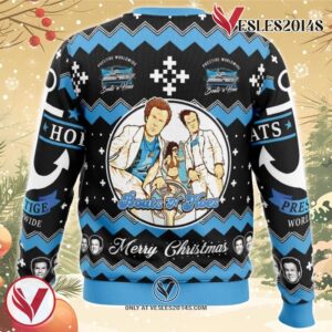 Funny Cool Boats and Hoes Ugly Christmas Sweater, Unique Christmas Gift For Fans - Vesles2014S 1