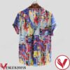 Funny Graffiti Color Printing Hawaiian Shirt, Unique Gifts For Friends - Vesles2014S 1
