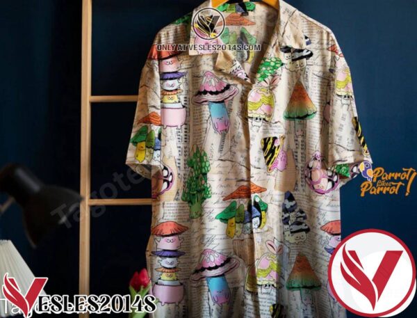 Funny Mushroom Hawaiian Shirt Hawaiian Shirt, Unique Gifts For Friends - Vesles2014S 1