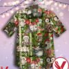 Funny Owl Ho Ho Ho Christmas Green Hawaiian Shirt, Unique Gifts For Friends - Vesles2014S 1