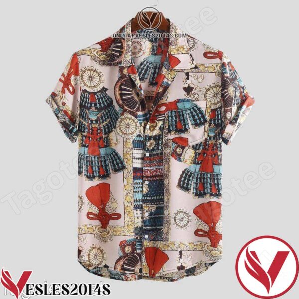 Funny Tribal Pattern Vintage Hawaiian Shirt, Unique Gifts For Friends - Vesles2014S 1