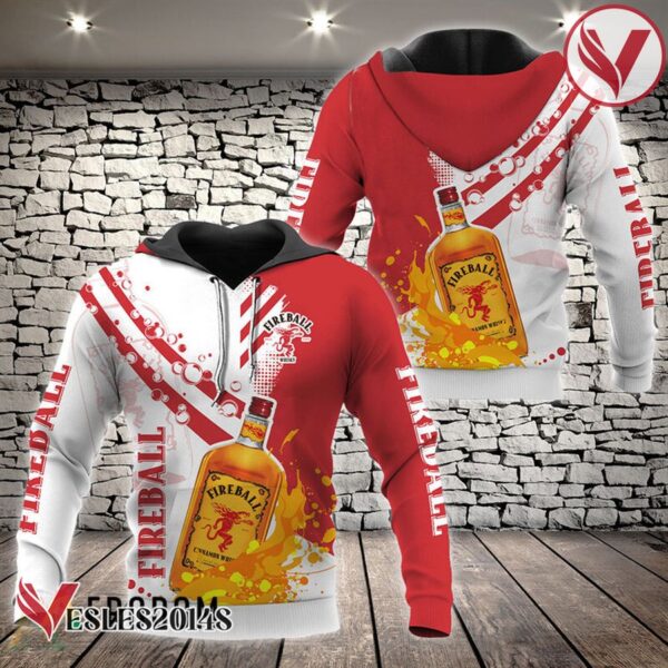 Funny Water Splash Fireball Whisky Hoodie & Zip Hoodie - Vesles2014S