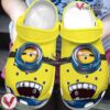 Funny Yellow Minion Face Clogs Shoes, Unique Gift From  Vesles2014S