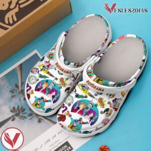 Futurama Cartoon Crocs Crocband Clogs Shoes Comfortable For Men Women and Kids, Unique Gift From  Vesles2014S 2