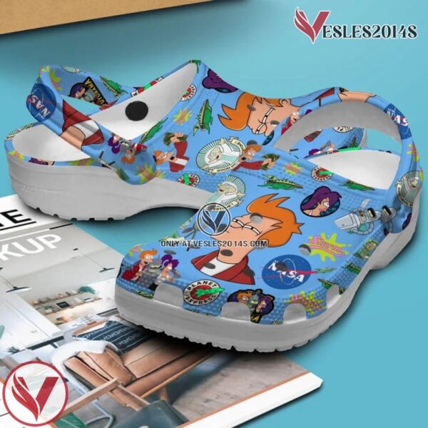 Futurama Cartoon Crocs Crocband Clogs Shoes For Men Women and Kids, Unique Gift From  Vesles2014S 2