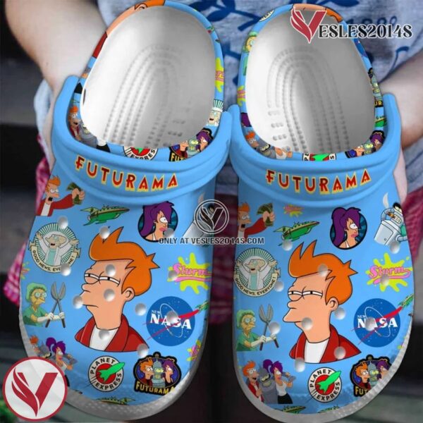Futurama Cartoon Crocs Crocband Clogs Shoes For Men Women and Kids, Unique Gift From  Vesles2014S