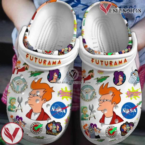 Futurama Cartoon Crocs Crocband Shoes Clogs For Men Women and Kids, Unique Gift From  Vesles2014S