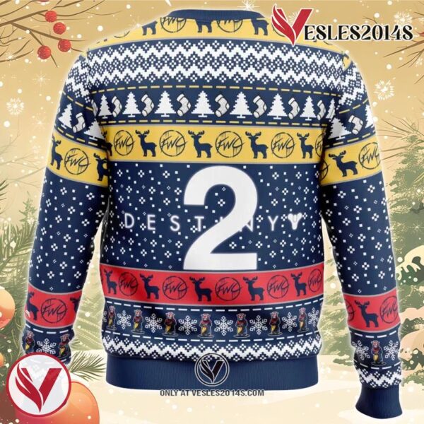 Future War Cult Destiny 2 Ugly Christmas Sweater, Unique Christmas Gift For Fans - Vesles2014S 1