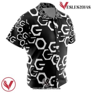 GGO Sword Art Online Hawaiian Button Up Shirt, Perfect Gifts For Anime Lovers - Vesles2014S 1