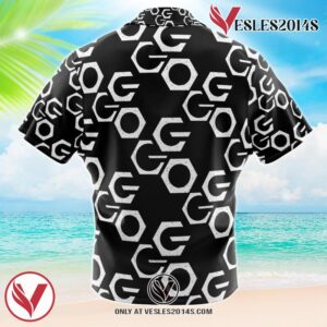 GGO Sword Art Online Hawaiian Button Up Shirt, Perfect Gifts For Anime Lovers - Vesles2014S 2