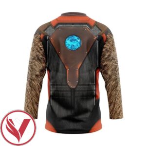 GOTG 2 R Raccoon Guardians of the Galaxy Hockey Jersey, Trending Gifts For Fans - Vesles2014s 1