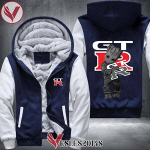 GTR Groot Fleece Hoodie Jacket, Unique Gifts For Car Lovers - Vesles2014S 1
