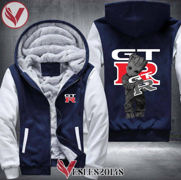 GTR Groot Fleece Hoodie Jacket, Unique Gifts For Car Lovers - Vesles2014S 1