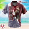 Gaara Naruto Shippuden Hawaiian Button Up Shirt, Perfect Gifts For Anime Lovers - Vesles2014S