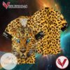 Galaxy Panther For Men And Women Graphic Print Short Sleeve Hawaiian Casual Shirt Vesles2014S