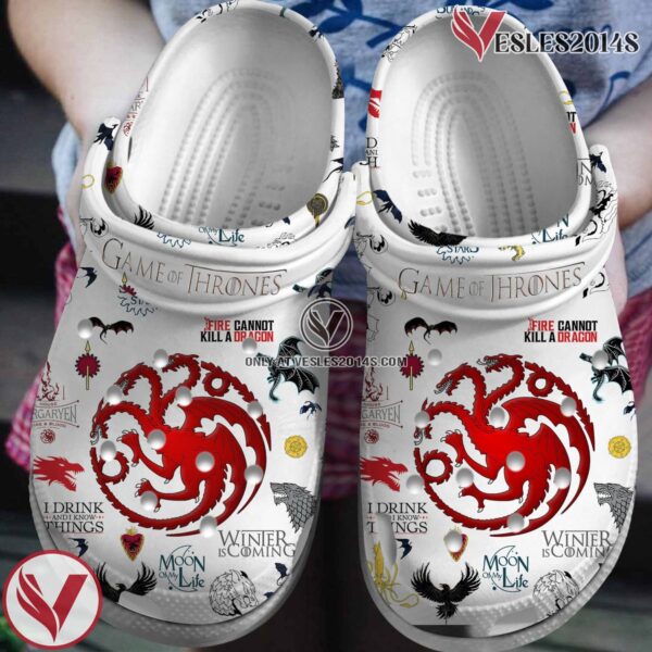 Game Of Thrones Movie Crocs Crocband Clogs Shoes Comfortable For Men Women and Kids - Vesles2014S