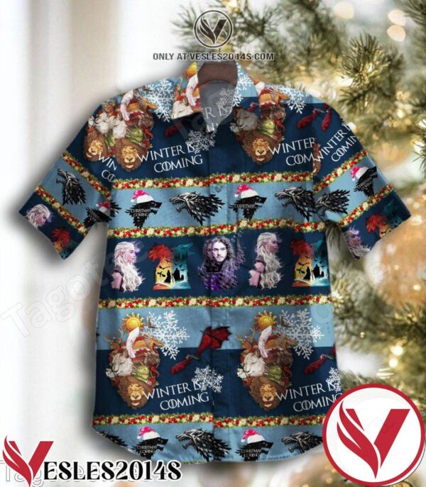 Game Of Thrones Winter Is Coming Christmas Coming Hawaiian Shirt, Unique Gifts For Friends - Vesles2014S 1