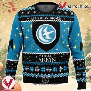 Game of Thrones House Arryn Ugly Christmas Sweater, Unique Christmas Gift For Fans - Vesles2014S