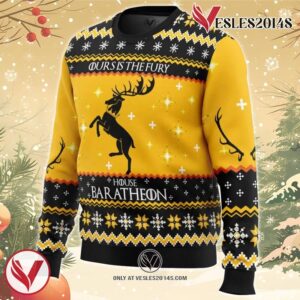 Game of Thrones House Baratheon Ugly Christmas Sweater, Unique Christmas Gift For Fans - Vesles2014S 1