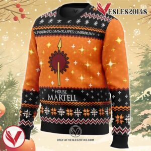 Game of Thrones House Martell Ugly Christmas Sweater, Unique Christmas Gift For Fans - Vesles2014S 1
