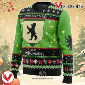 Game of Thrones House Mormont Ugly Christmas Sweater, Unique Christmas Gift For Fans - Vesles2014S 1