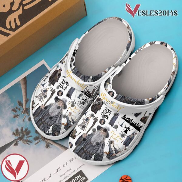Gandalf The Lord of the Rings Movie Crocs Crocband Clogs Shoes Comfortable For Men Women and Kids Style 1 - Vesles2014S 3