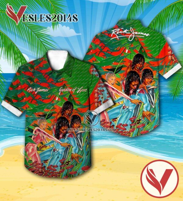 Garden Of Love Album Cover By Rick James Hawaiian Shirt, Unique Gifts For Music Lovers - Vesles2014S