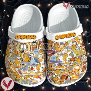 Garfield Crocs Clog Shoes Style 2, Unique Gift From  Vesles2014S