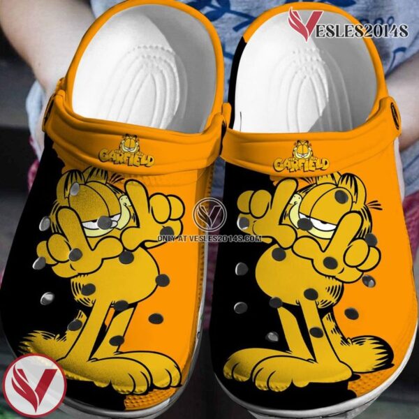 Garfield Crocs Crocband Comfortable Shoes Clogs for men women kids, Unique Gift From  Vesles2014S