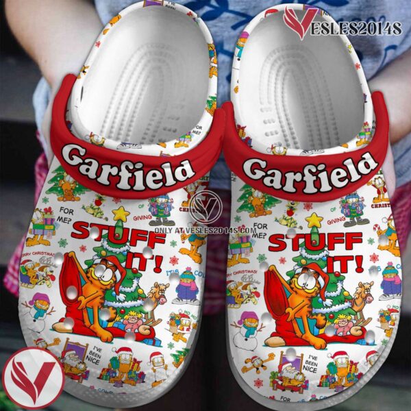 Garfield Movie Crocs Crocband Clogs Shoes Comfortable For Men Women and Kids Style 2 - Vesles2014S