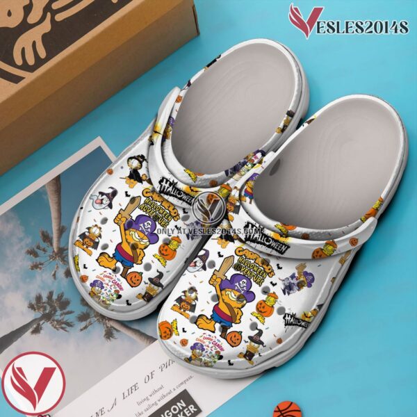 Garfield’s Halloween Adventure Cartoon Crocs Crocband Clogs Shoes Comfortable For Men Women and Kids Style 1, Unique Gift From  Vesles2014S 3