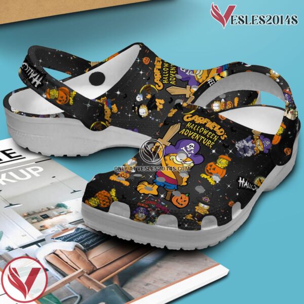 Garfield’s Halloween Adventure Cartoon Crocs Crocband Clogs Shoes Comfortable For Men Women and Kids Style 2, Unique Gift From  Vesles2014S 2