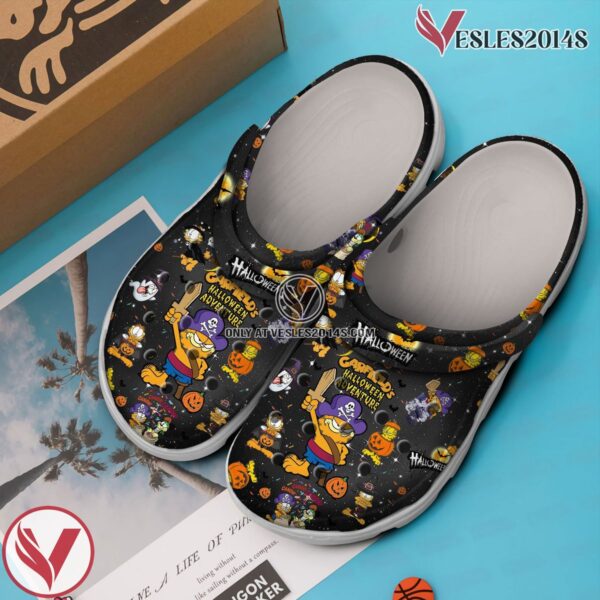 Garfield’s Halloween Adventure Cartoon Crocs Crocband Clogs Shoes Comfortable For Men Women and Kids Style 2, Unique Gift From  Vesles2014S 3
