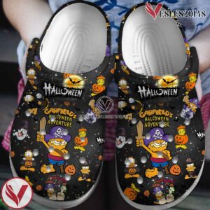 Garfield’s Halloween Adventure Cartoon Crocs Crocband Clogs Shoes Comfortable For Men Women and Kids Style 2, Unique Gift From  Vesles2014S