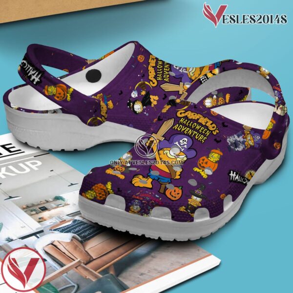 Garfield’s Halloween Adventure Cartoon Crocs Crocband Clogs Shoes Comfortable For Men Women and Kids Style 3, Unique Gift From  Vesles2014S 2