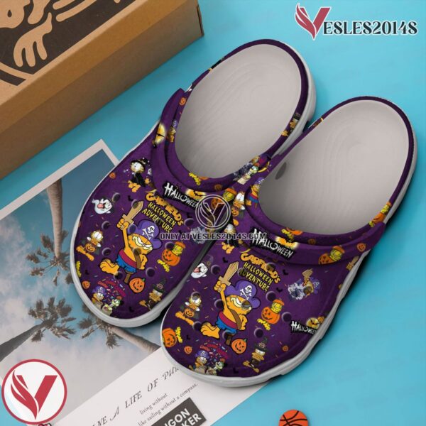 Garfield’s Halloween Adventure Cartoon Crocs Crocband Clogs Shoes Comfortable For Men Women and Kids Style 3, Unique Gift From  Vesles2014S 3