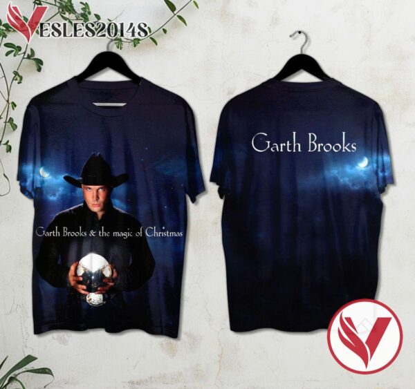 Garth Brooks And The Magic Of Christmas Album Cover Shirt, Perfect Gifts For Music Lovers - Vesles2014S