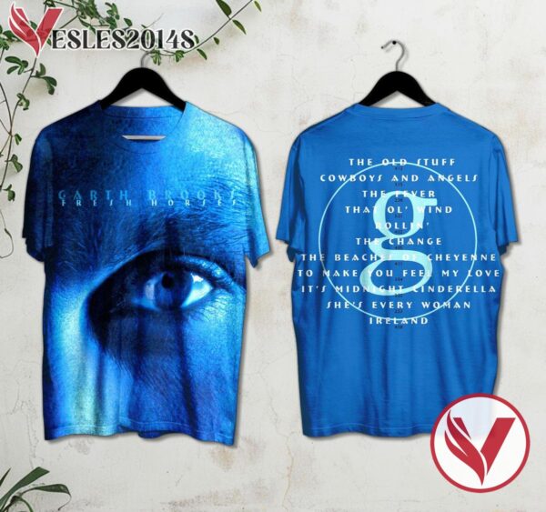 Garth Brooks Fresh Horses Album Cover Shirt, Perfect Gifts For Music Lovers - Vesles2014S