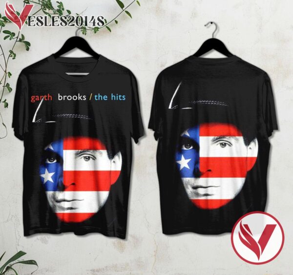 Garth Brooks The Hits Compilation Album Cover Shirt, Perfect Gifts For Music Lovers - Vesles2014S